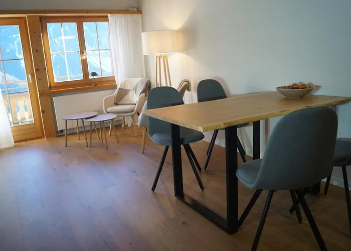 Davos Wiesen - Gemuetliches Appartment Mit Traumhafter Aussicht - Sonnenbalkon - Wanderparadies Appartement Wiesen